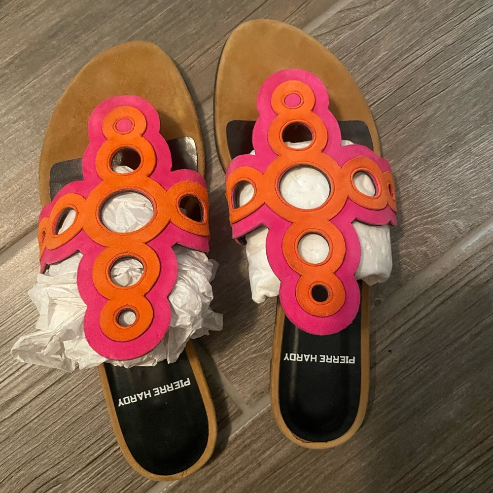 Pierre Hardy Suede Sandals 36